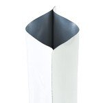 White Bottle Shaped Heat Seal Pouches - 100 Pack