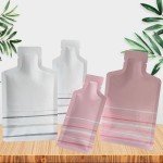 Travel-Friendly Shampoo Sample Pouches - White (50 Pack)