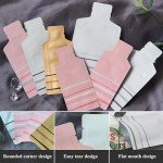 Travel-Friendly Shampoo Sample Pouches - White (50 Pack)