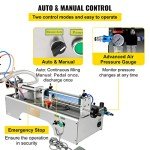 Pneumatic Liquid Filling Machine for Soaps and Oils