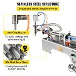 Pneumatic Liquid Filling Machine for Soaps and Oils