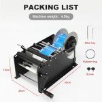 Manual Round Labeling Machine for Bottles