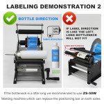 Handheld Label Applicator for Bottles and Jars