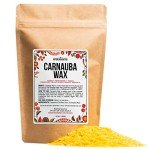 Pure Carnauba Wax Flakes for Skin & Wood