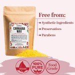 Pure Carnauba Wax Flakes for Skin & Wood