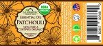 Organic Patchouli Essential Oil - 10 ml Dropper