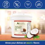 Organic Extra Virgin Cold Pressed Coconut Oil 128 oz