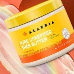 Alaffia Unscented Pure Unrefined Shea Butter, 11 oz