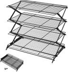 4-Tier Foldable Curing Rack for Soaps