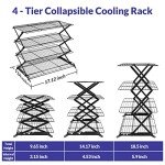 4-Tier Foldable Curing Rack for Soaps