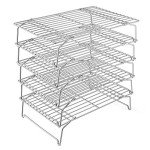 Stackable 5-Tier Stainless Steel Curing Rack