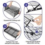 4-Tier Foldable Curing Rack for Soaps