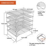 Stackable 5-Tier Stainless Steel Curing Rack