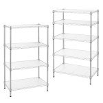 9-Tier Adjustable Metal Wire Shelving Unit