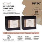 Pifito Natural Charcoal Melt and Pour Soap Base