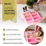 Pifito Melt and Pour Soap Base Sampler: 7 Assorted Bases