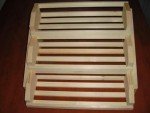 Three-Tier Wooden Soap Display for 36 Bars