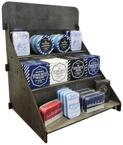 Wooden 3-Step Display Stand for Handmade Soaps