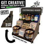 Wooden 3-Step Display Stand for Handmade Soaps