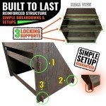 Wooden 3-Step Display Stand for Handmade Soaps