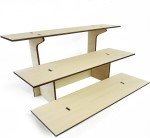 3-Tier Portable Display Stand for Craft Shows