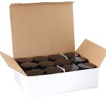 Amber 4 oz Round Glass Jars with Lids