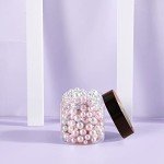 50 Pack Clear Plastic Jars with Black Lids