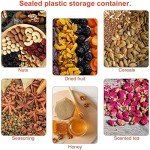 8 oz Leak-Proof Amber Cosmetic Jars - 6 Pack