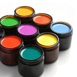 48-Pack Amber Glass Jars with Lids and Labels