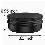20 Pack Leak-Proof Aluminum Tin Jars for Cosmetics