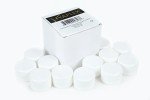 12 Pack of White 4 oz Cosmetic Jars