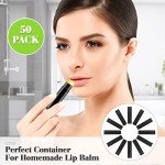 50 Pack Twist-Up Lip Balm Tubes for DIY