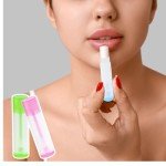 25 Clear Refillable Lip Balm Tubes with Caps