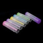 25 Clear Refillable Lip Balm Tubes with Caps