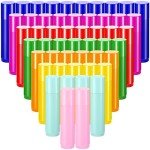 128 Refillable Lip Balm Tubes in 8 Colors
