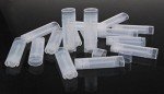 100 Pcs Clear Oval Lip Balm Tubes with Lids