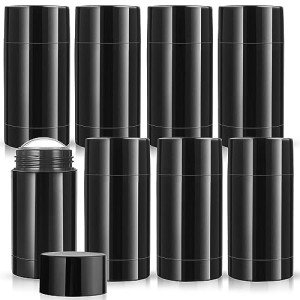 8 Pack Twist-Up Deodorant Containers for DIY Crafting