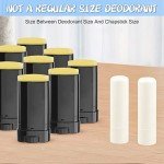 50 Pack Black Twist-Up Deodorant Containers