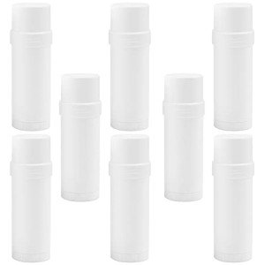 Round Twist-Up Deodorant Containers - 8 Pack
