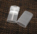 20-Pack Oval Lip Balm Tubes - Clear 15ml