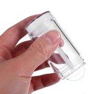 10 Pack Clear Refillable Deodorant Containers 30ml