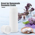Round Twist-Up Deodorant Containers - 8 Pack