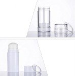 10 Pack Clear Refillable Deodorant Containers 30ml