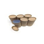 Eco-Friendly Push-Up Deodorant Containers - 6 Pack