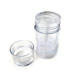 10 Pack Clear Refillable Deodorant Containers 30ml