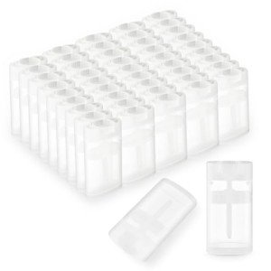 50 Pack Clear Twist-Up Deodorant Containers
