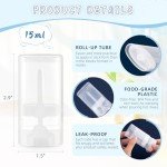 50 Pack Clear Twist-Up Deodorant Containers