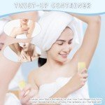 50 Pack Clear Twist-Up Deodorant Containers