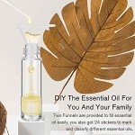 Essential Oil Roller Bottles Set - 4 Pack