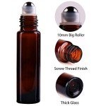 24-Pack Amber Roller Bottles for Essential Oils